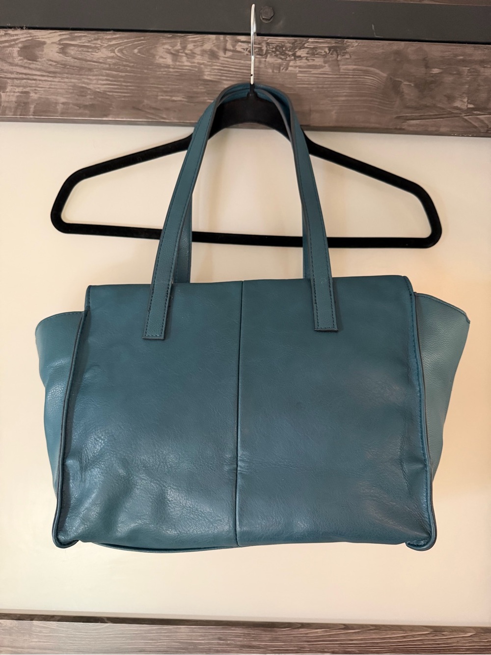 Tote Bag in Teal Blue - Classic Everyday Carryall